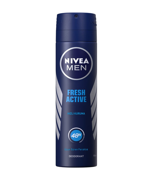 Nivea Men Fresh Active Erkek Sprey Deodorant 150 Ml