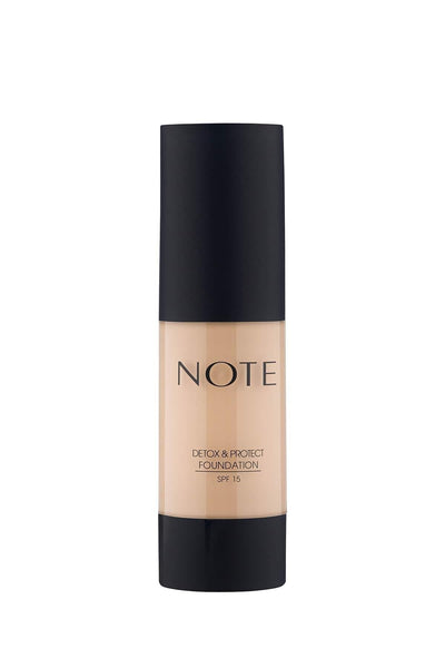 Note Detox & Protect 01 Beige Canlandırıcı Etkili SPF 15 Kapatıcı Fondöten