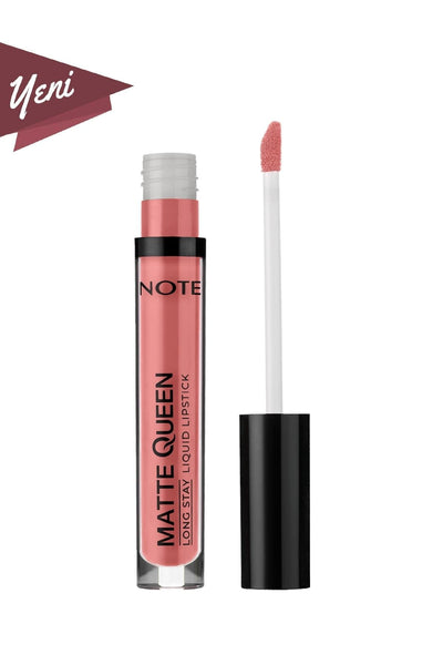 Note Matte Queen Lipstick 06 Noble Rose Kalıcı Likit Ruj - Nude