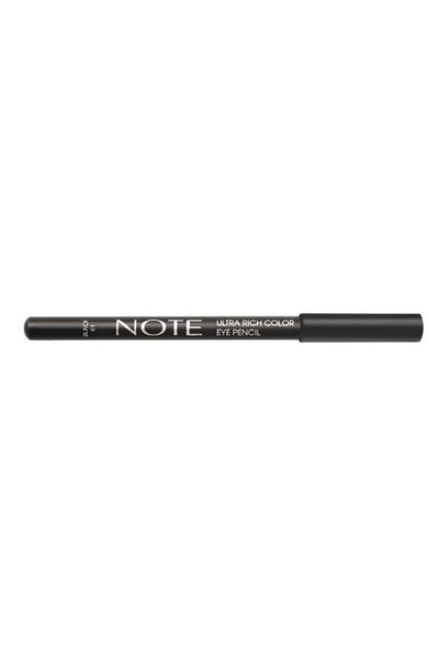 Note Ultra Rich Color Eye Pencil 01 Black
