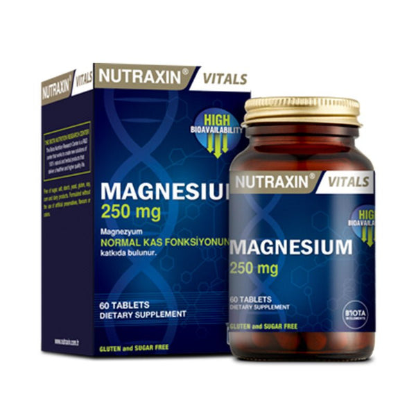 Nutraxin Magnesium 250mg 60 Tablet
