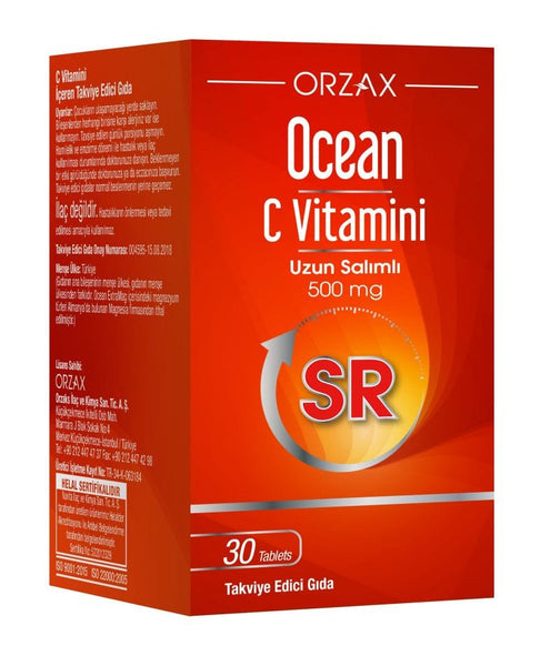 OCEAN VITAMIN C-SR 500mg 30 Tablet
