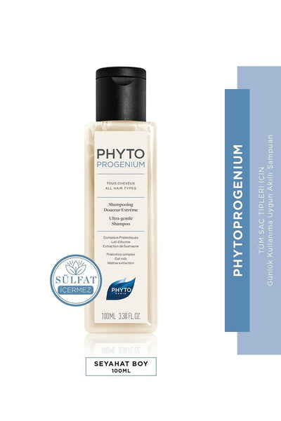 Phyto Phytoprogenium Shampoo Tüm Saç Tipleri Günlük Kullanım için Sülfatsız Akıllı Şampuan 100 ml