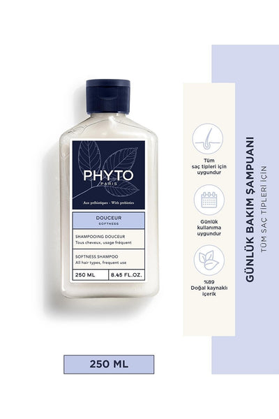 Phyto Softness Shampoo Tüm Saç Tipleri Için Günlük Bakım Şampuanı 250 Ml