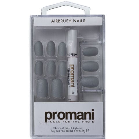 Promani Mat Antrasit Gri Takma Tırnak Kiti