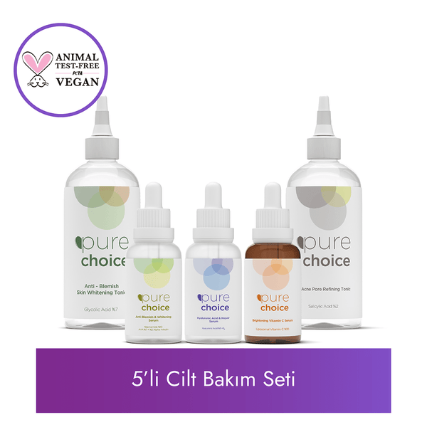 Pure Choice 5'li Cilt Bakım Seti