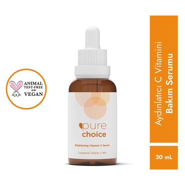 Pure Choice Aydınlatıcı C Vitamini Serumu 30 ML 
(Liposomal Vitamin C%10 + Niacinamide %10)