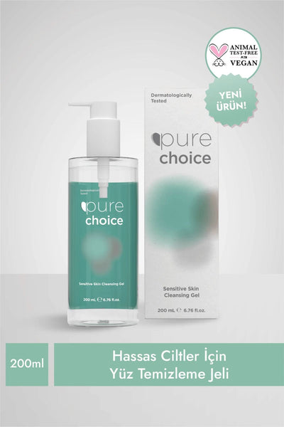 Pure Choice Hassas Ciltler Için Yüz Temizleme Jeli 200 ml