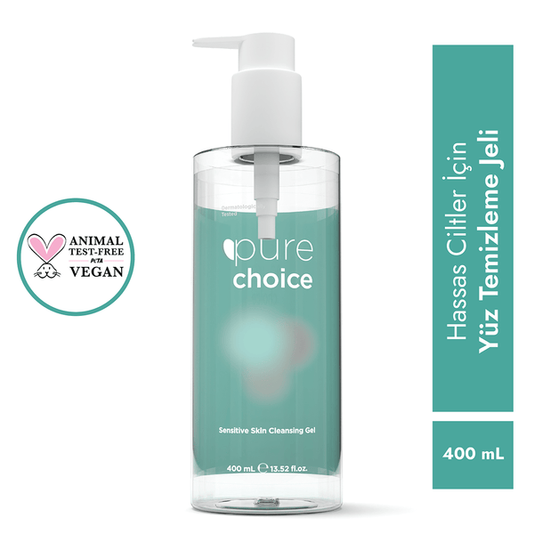 Pure Choice Hassas Ciltler Için Yüz Temizleme Jeli 400 ml