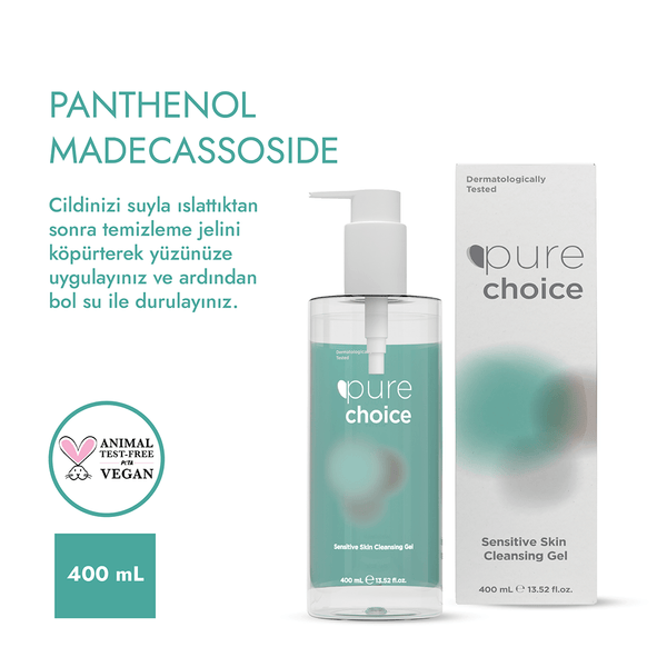 Pure Choice Hassas Ciltler Için Yüz Temizleme Jeli 400 ml