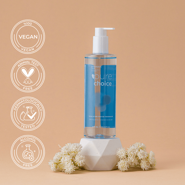 Pure Choice Karma ve Yağlı Ciltler için Yüz Temizleme Jeli 400 ml
