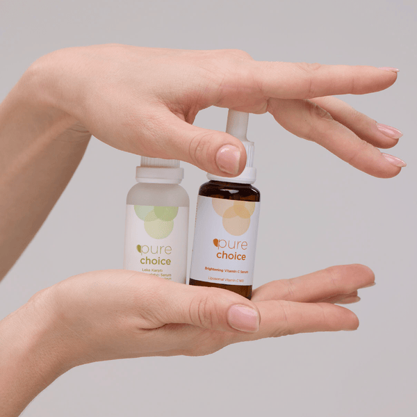 Pure Choice Leke Karşıtı Cilt Aydınlatıcı Bakım Seti (C Vitamini Serumu + Leke Karşıtı Bakım Serumu 2'li Set)