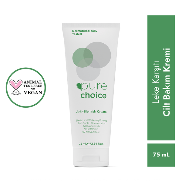 Pure Choice Leke Karşıtı Cilt ve Yüz Bakım Kremi 75 ml