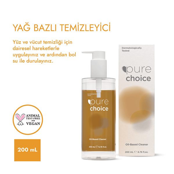 Pure Choice Yüz Ve Vücut Için Temizleme Yağı 200 ml