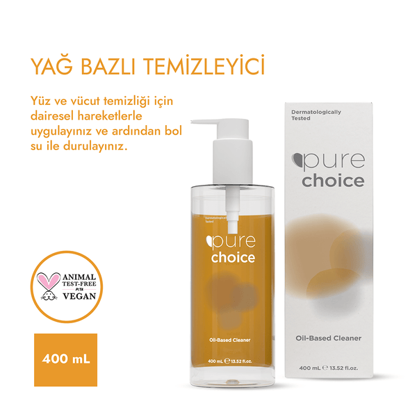 Pure Choice Yüz ve Vücut için Temizleme Yağı 400 ml