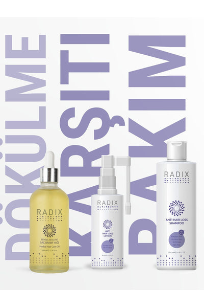 Radix Biberiye Ve Argan Yağı Içerikli %100 Bitkisel Saç Bakım Yağı Kompleksi - Herbal Hair Care Oil 100ml