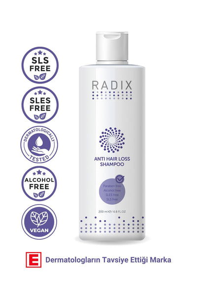 Radix Saç Dökülme Karşıtı Şampuan - Anti Hair Loss Shampoo 200 Ml