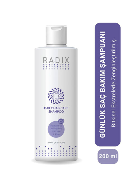 Radix Tüm Saç Tipleri Için Günlük Bakım Şampuanı - Daily Haircare Shampoo 200 Ml