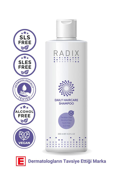 Radix Tüm Saç Tipleri Için Günlük Bakım Şampuanı - Daily Haircare Shampoo 200 Ml