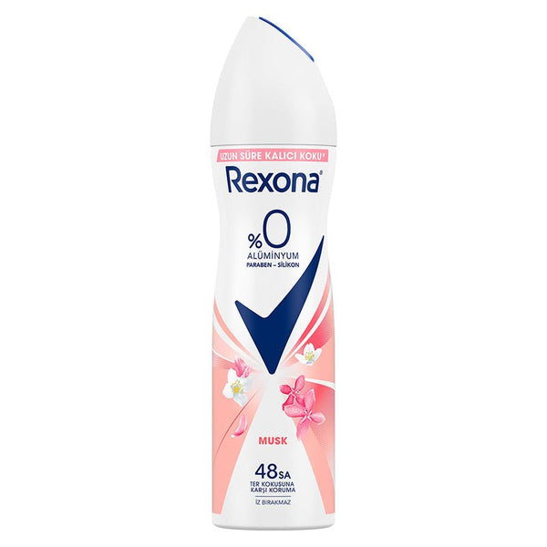 Rexona Kadın Sprey Deodorant Musk 0% Alüminyum 150 ml