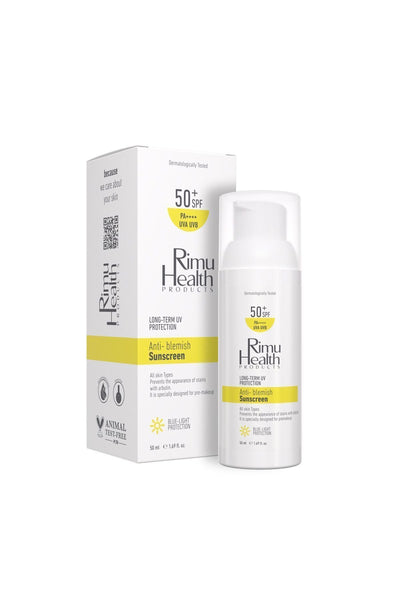Rimu Health Lekeli Ciltler İçin Cilt Tonu Eşitleyici Aydınlatıcı Güneş Kremi 50 ml