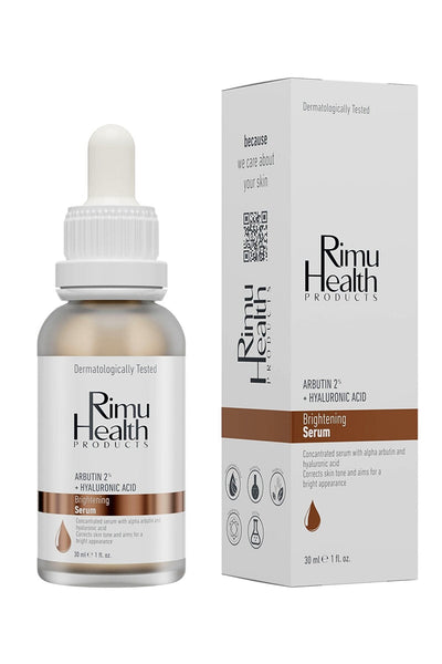 Rimu Health Products Cilt Tonu Eşitleyici ve Lekeli Ciltler Için Yüz Serumu 30 ml ( Arbutin %2 + Hyaluronic Acid)