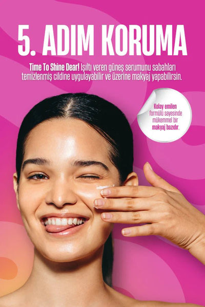 Short Story Time To Shine Dear! | Işıltı Veren Güneş Serumu 30Ml | Spf50+, C Vitamini, Seramid Içeren Multi Formül