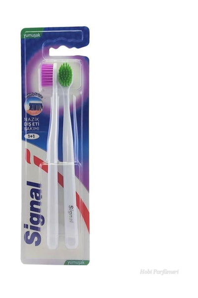 Signal Nazik Diş Eti Diş Fırçası Yumuşak 1+1