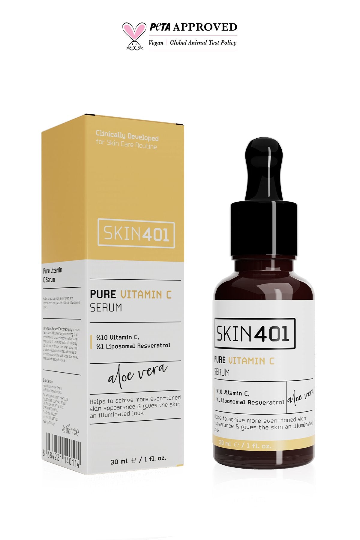 SKIN401 Skin401 10% Pure Vitamin C Serum 30 ml