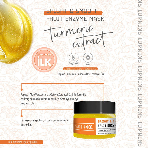 Skin401 Bright & Smooth Fruit Enzyme Mask 100ml