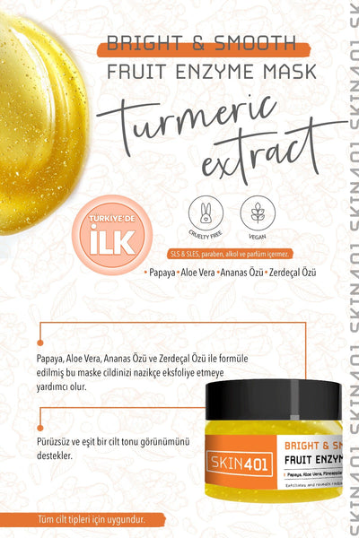Skin401 Bright & Smooth Fruit Enzyme Mask 100ml