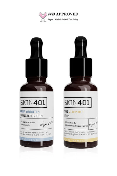 Skin401 Cilt Aydınlatmaya Yardımcı Serum Seti