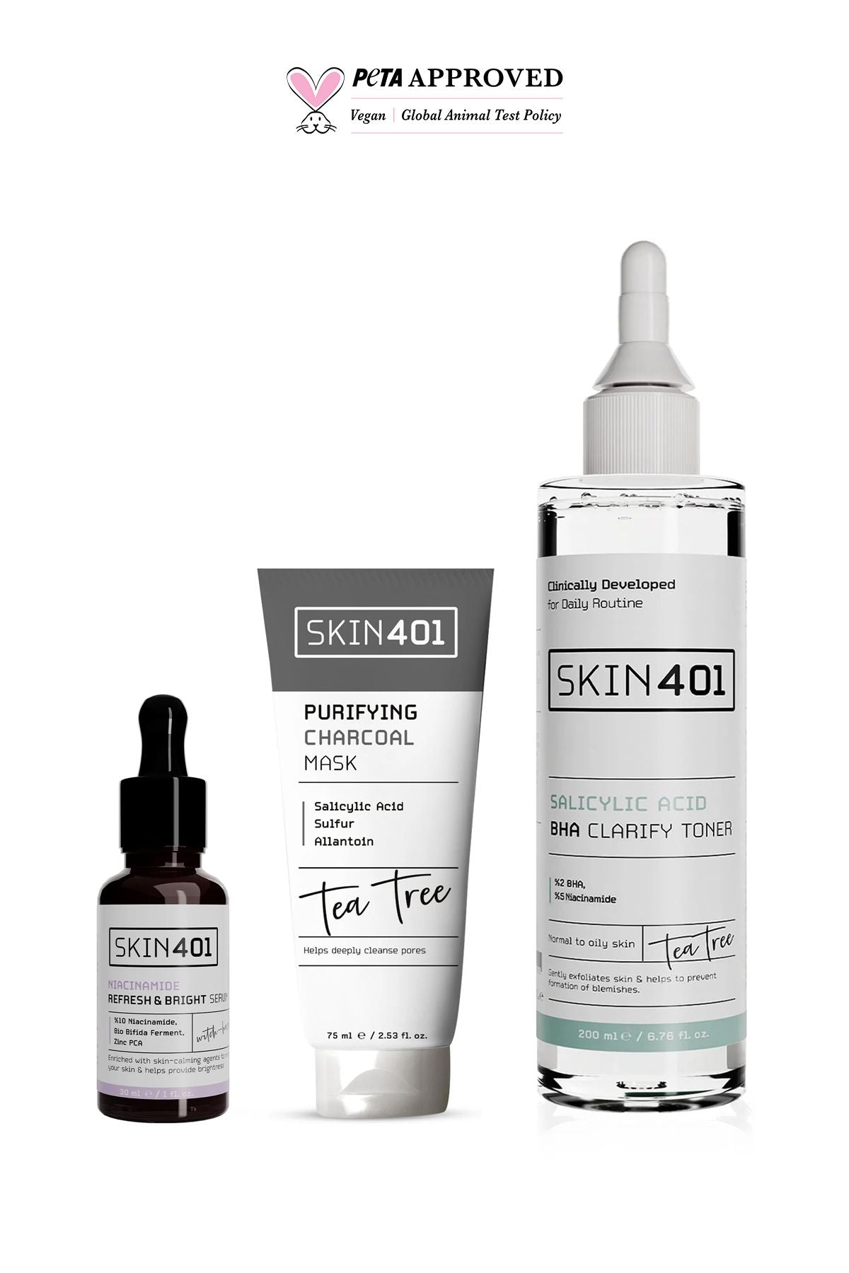 SKIN401 Skin401 Gözenek ve Siyah Nokta Karşıtı Bakım Seti