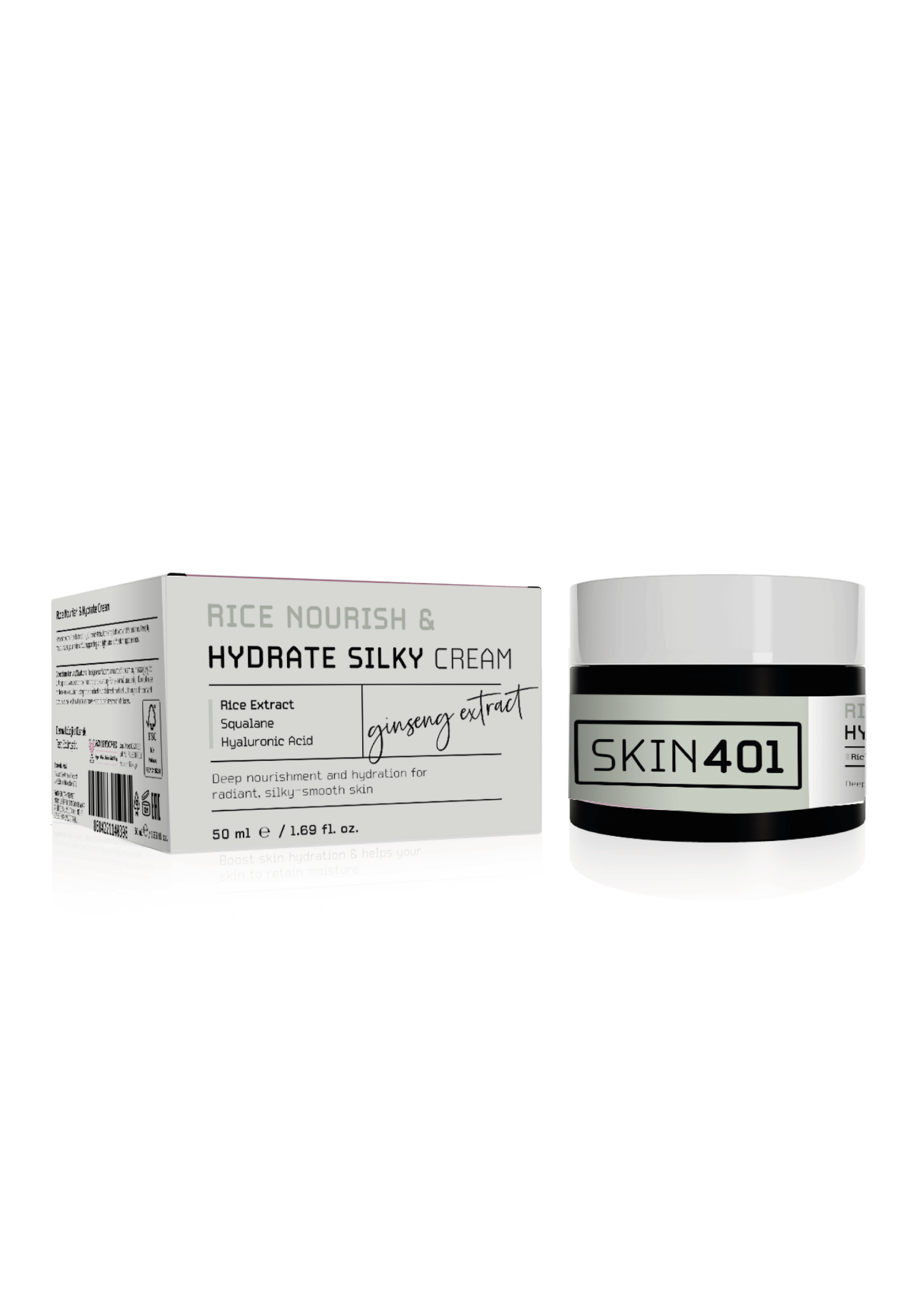SKIN401 Rice Nourish & Hydrate Silky Cream 50ml