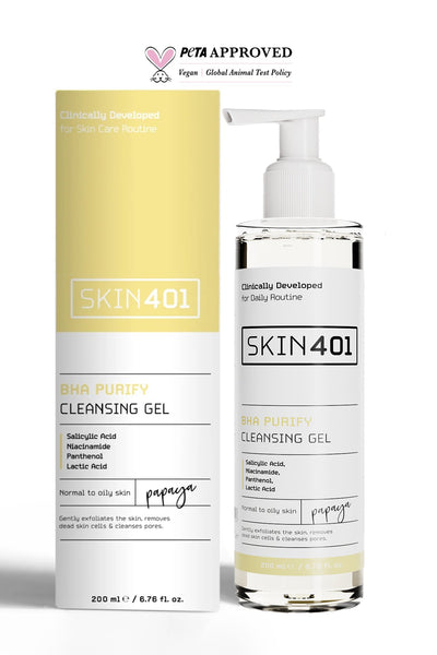Skin401 Sivilce Oluşumunu Önlemeye ve Gözenek Görünümü Azaltmaya Yardımcı Bakim Rutini (Karma ve Yağlı Cilt Tipleri)