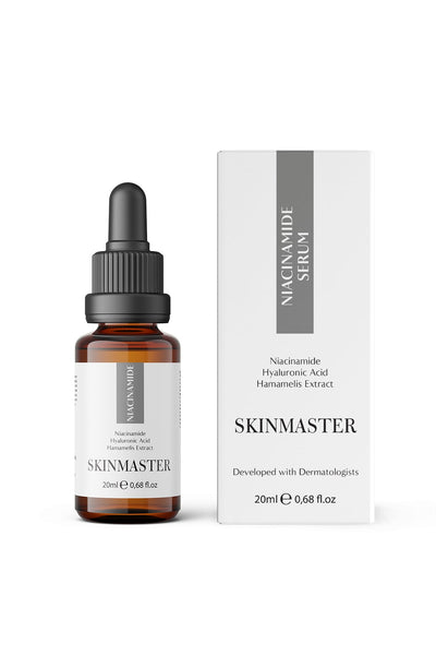 SkinMaster Cilt Bariyerini Güçlendirici Sebum Üretimini Dengeleyici Niacinamide Serum (Niacinamide %5 + HA )