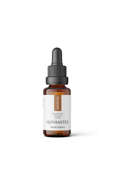 SkinMaster Cilt Yenilenmesine ve Tazelenmesine Yardımcı Ginseng Serum (Ginseng Özü %5 + Niacinamide + HA)