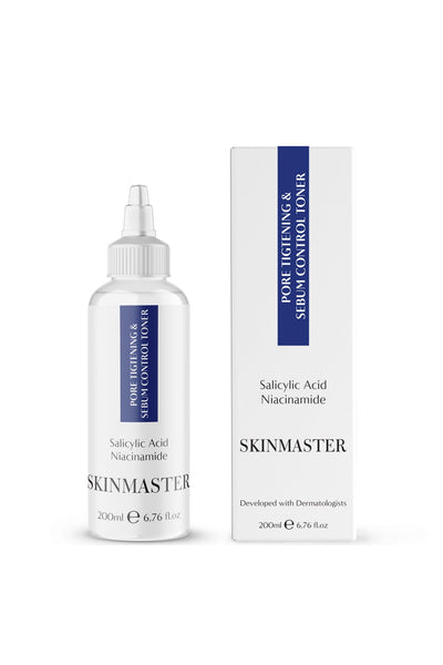 SkinMaster Gözenek Sıkılaştırıcı, Akne ve Siyah Nokta Karşıtı, Sebum Dengeleyici Tonik ( BHA %2 + Niacinamide)