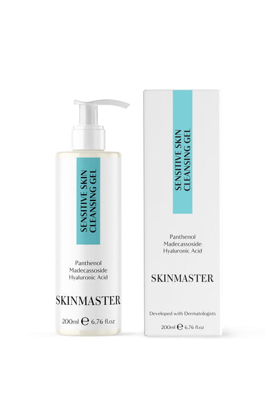 SkinMaster Hassas Ciltlere Özel Yatıştırıcı ve Onarıcı Yüz Temizleme Jeli (Panthenol %5 + Madecassoside + HA)