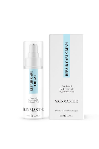 SkinMaster Hassas Ciltleri Onarmaya ve Yatıştırmaya Yardımcı Bakım Kremi (Panthenol %5 + Madecassoside + HA)
