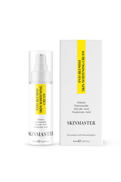 SkinMaster Leke Karşıtı, Cilt Tonunun Eşitlenmesine Yardımcı Bakım Kremi (Arbutin %2, Glikolik Asit %4)