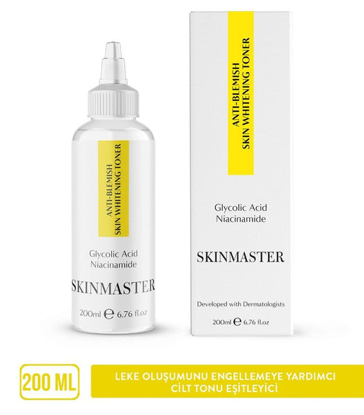SkinMaster Leke Oluşumunu Gidermeye Yardımcı Cilt Tonu Eşitleyici Tonik (Glikolik Asit %5 + Niacinamide)