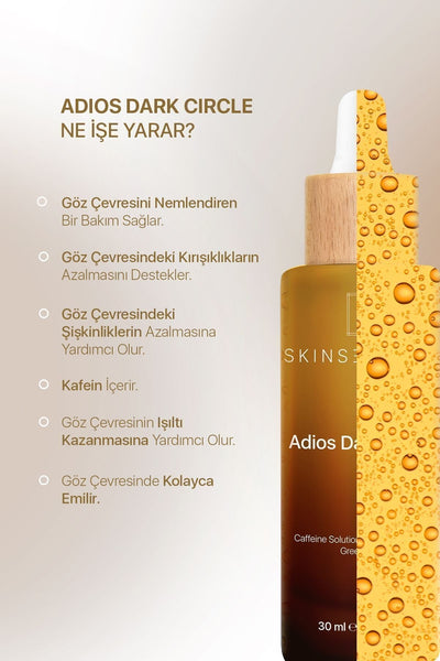 Skinsensual Adios Dark Circle Göz Altı Serumu (caffeine Solutions 5% + Vitamin C) Aydınlık Göz Altı Görünümü
