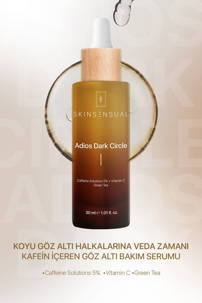 Skinsensual Adios Dark Circle Göz Altı Serumu (caffeine Solutions 5% + Vitamin C) Aydınlık Göz Altı Görünümü