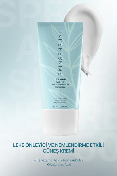 Skinsensual Leke Oluşumunu Önlemeye Yardımcı, Nemlendirme Etkili Güneş Kremi 50 Spf Uva/uvb Pa++++