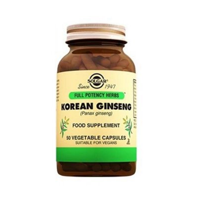 Solgar Korean Ginseng( Panax Ginseng ) 50 Kapsül