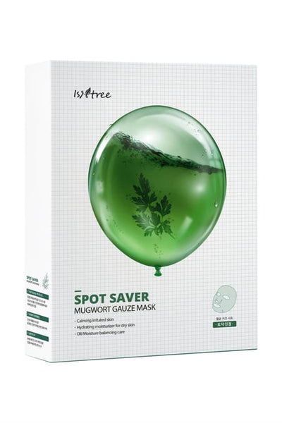 Isntree Spot Saver Mugwort Gauze Mask (Pelin Otlu Gözenek Bakımı Maskesi) 10 Adet