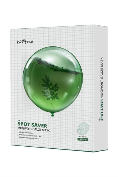 Isntree Spot Saver Mugwort Gauze Mask (Pelin Otlu Gözenek Bakımı Maskesi) 10 Adet