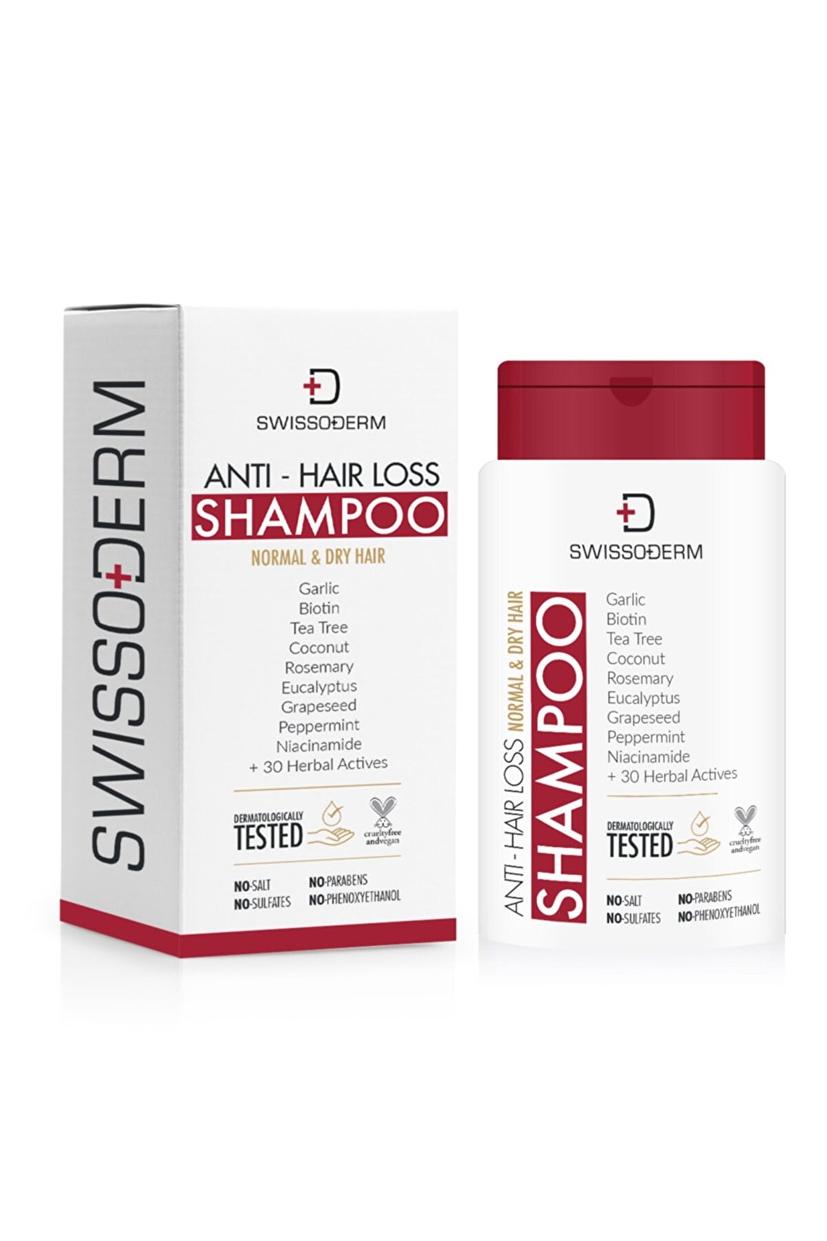 SWISSODERM Swissoderm Dökülme Karşıtı Şampuan – Normal Ve Kuru Saçlar Için (300 Ml)