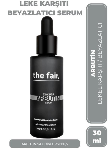 The Fair Arbutin Cilt Tonu Eşitleyici Leke Karşıtı Bakım Serumu %1 Arbutin+ %0.5 Uva Ursi 30 ml SKT İndirimi